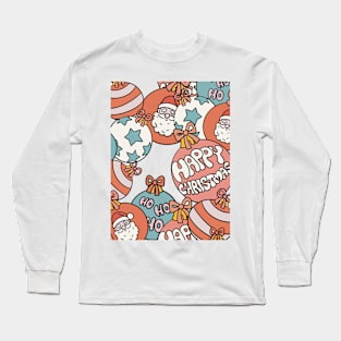 Retro Christmas Long Sleeve T-Shirt